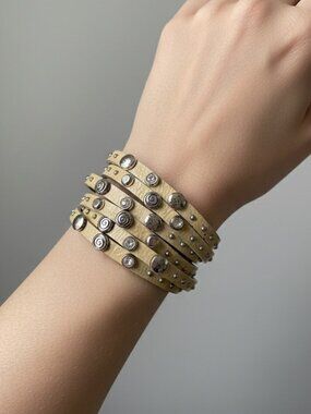Brighton Leather Bracelet Thea Cream
